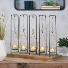 Table Mounted Hanging Mosaic Glass <b>Tealight</b> Votive Candle <b>Holder</b> with Metal Frame Diwali Decorations Items for Home and Diwali - Product Image 3