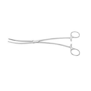 Bozeman-Pinzas dentadas curvadas de 26cm, hechas de acero inoxidable de alta calidad de grado alemán - Product Image 3