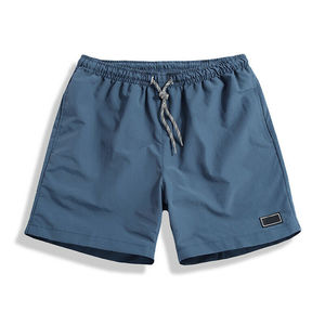 Pantalones cortos de algodón para hombre, transpirables, sueltos, para playa, a la moda, para entrenamiento informal, deportes al aire libre, cintura media, tejido de punto - Product Image 2