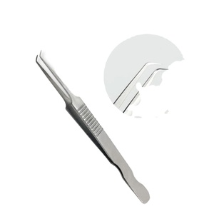 Pinzas para pestañas de marca privada, de pestañas para extensión, con logotipo personalizado, herramientas de manicura y pedicura, venta al por mayor - Product Image 1