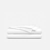 Drap de lit en coton blanc 210 TC, 1 pièce, Satin de coton uni, pour hôtel et maison, Textile d'hôtel, vente en gros