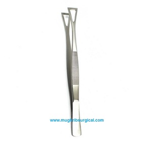 Pince à dissection de tissus Duval en acier inoxydable de haute qualité mâchoire 10mm 14.5cm Fabricant et exportateur d'instruments chirurgicaux - Product Image 3