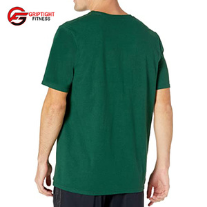 Camiseta de manga corta para hombre atlética Camiseta para hombre Camiseta de manga corta de algodón - Product Image 2