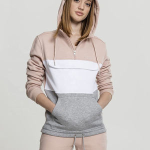 Sudadera con capucha y pantalón corto para mujer, ropa deportiva de algodón de alta calidad, con logotipo personalizado, conjunto de 2 piezas - Product Image 5