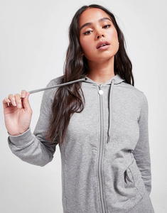 Women's Winter 2-Piece 100% Cotton Knit Hooded Solid Zipper Elastic Waist Casual Tracksuit <b>Sweatpants</b> <b>Set</b> - Product Image 2