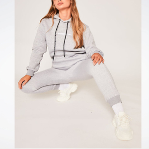 Conjunto de 2 piezas ecológico para mujer, conjunto de pantalones de chándal largos, chándal de invierno de talla grande con Tracktop - Product Image 5