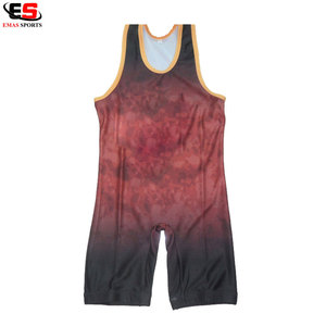Camiseta de lucha libre de calidad superior sublimada personalizada nueva llegada precio al por mayor para hombres y niños - Product Image 6
