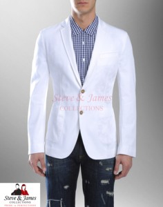 Veste Safari Homme Steve & James - Extérieur en Laine et Doublure en Cachemire, Simple Boutonnage, Respirante, Collection Printemps - Product Image 2