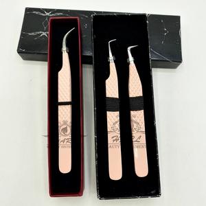 Pinces pour extensions de cils, pinces colorées pour cils, pinces personnalisées pour extensions de cils, ensemble de pinces pour extensions de cils, fournitures pour cils - Product Image 1