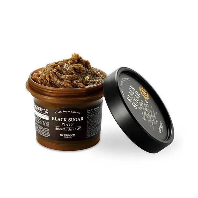 SKINFOOD Black Sugar Perfect Essential Scrub Koreanische Kosmetik Hautpflege Zucker peeling Peeling