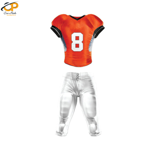 พรีเมี่ยมขายส่งที่มีคุณภาพที่ดีที่สุดที่ขายดีที่สุดขายร้อนนุ่มระเหยผู้ชายสวมอเมริกันฟุตบอลเครื่องแบบ - Product Image 5