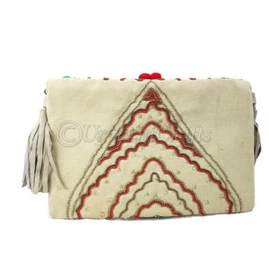Banjara — sac à main brodé vintage, pochette ethnique indienne, Tribal, style Boho, pochette - Product Image 5
