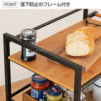Chariot de rangement de cuisine à 4 niveaux en métal sur roulettes, étagères de rangement pour aliments