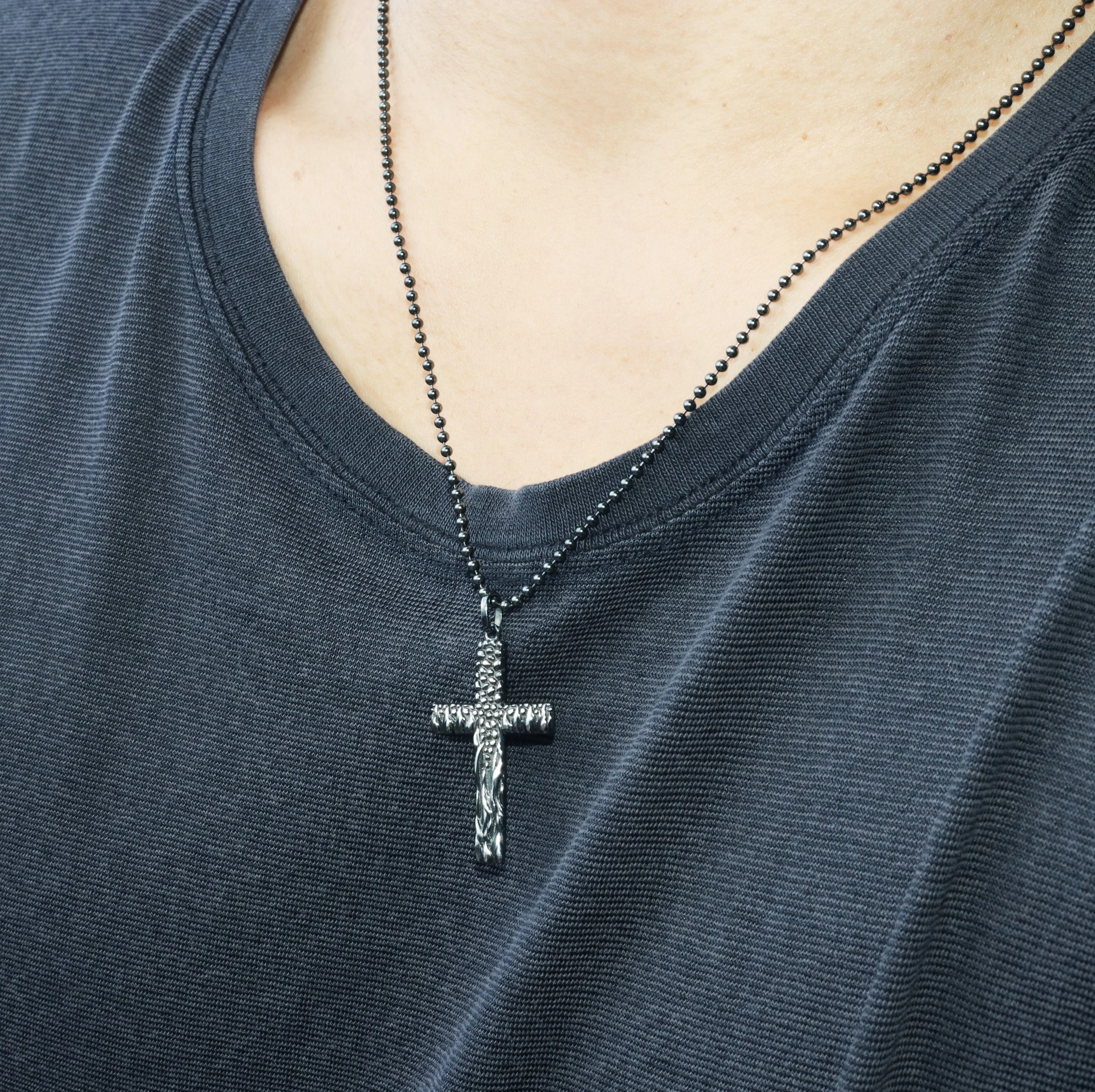 Ювелирные изделия из стерлингового серебра 925 серебряный крест подойдет в качестве подарка как для мужчин, так и для крест черная подвеска в виде креста, оптовая продажа ювелирных изделий