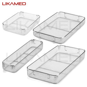Bandejas de Malla Metálica para Cables, Bandeja de Esterilización, Cesta de Malla Metálica de Acero Inoxidable - Product Image 1