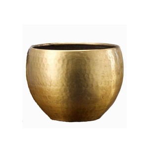 Vase à fleurs Pots et jardinière décoration de mariage Pots jardinière couleur or de qualité supérieure fini pour la décoration intérieure - Product Image 1
