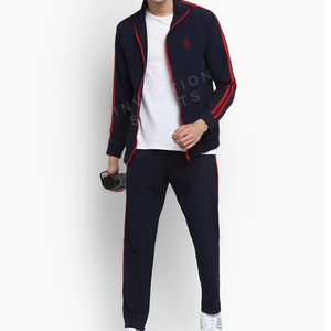Nouvel ensemble de survêtement deux pièces pour homme, collection automne, coupe unie, extensible dans quatre directions, respirant, avec sweat à capuche et pantalon de jogging - Product Image 5
