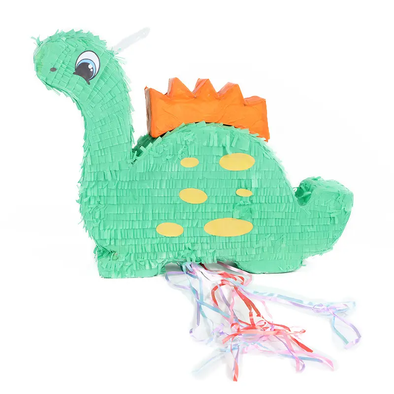 Mymoonpie-mini pinatas de dinosaurio con palo, diseños personalizados, venta al por mayor