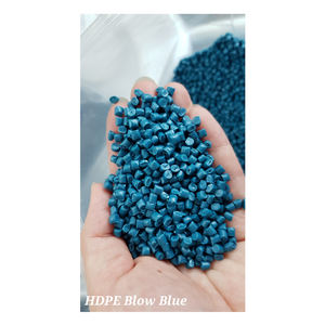 Multiple Applications Blue Pellets Resins Extrusion Grade HDPE Blow Grade Recycled Plastic Granules - Product Image 1