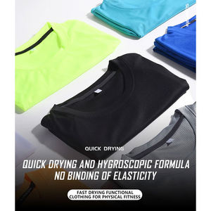 T-shirt personnalisé pour homme et femme en coton polyester 100% avec logo personnalisé, impression personnalisée disponible - Product Image 5