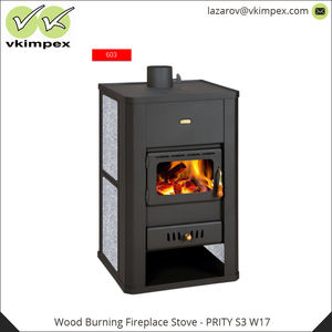 Estufa de chimenea de leña para Hotel, Villa, apartamento, diseño moderno, 570x530x930mm - Product Image 5