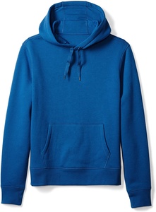 Sweat à capuche unisexe court personnalisé en usine, 400-500 g/m², épais, entièrement zippé, avec broderie araignée et motif en relief en tissu bouclette 100% coton - Product Image 5