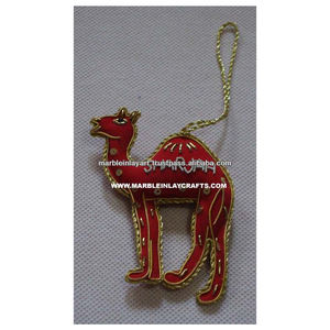 Hand Embroidery Christmas Tree Camel Ornament - Product Image 1