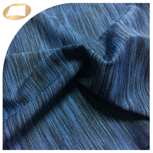Tissu à rayures Melange pour t-shirt, 84% polyester, 16% spandex, 1 pièce - Product Image 1