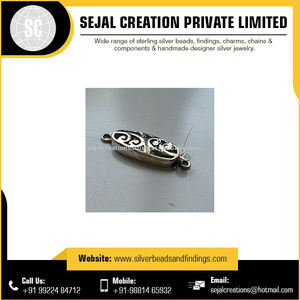 Venta al por mayor de plata esterlina 925 10mm Toggle Bracelet Broche de alta calidad Fabricación de joyas Hallazgos Tipo de cadena - Product Image 6