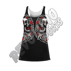 Débardeur uni pour femme, personnalisable, pour la gym, la lutte, singlet, vente en gros, fitness, entraînement, respirant - Product Image 6