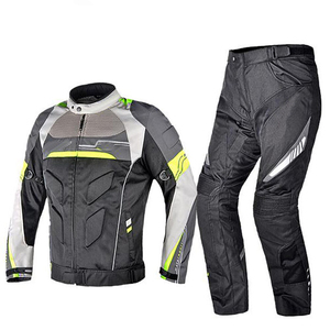 Combinaison de motard imperméable et coupe-vent pour homme, ensemble en Textile pour moto de course, Cordura - Product Image 6