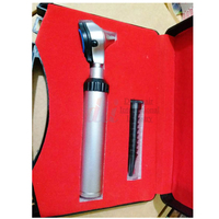 ENT Otoscopio Veterinary Electric Fiber Optic Otoscope Set Stainless Steel Brass Handle Ear Tool Surgical Diagnostic Instruments