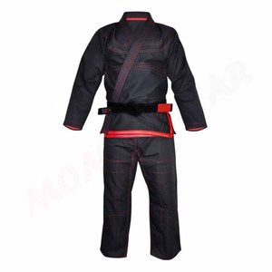 Profesional personalizado brasileño Jiu Jitsu Gi hombres blanco Jiu Jitsu Kimono artes marciales desgaste liso BJJ Gis uniforme - Product Image 2