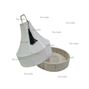 Bandeja para servir postres y comida de yute con cubierta para ropa, bandeja para aperitivos de tamaño personalizado de primera calidad para uso doméstico en Hotel - Product Image 4