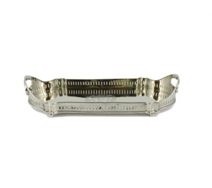 Bandeja de servicio de comida de Metal de alta calidad de diseño antiguo superior al por mayor de La India Bandeja DE SERVICIO DE Metal hecha a mano de nueva llegada - Product Image 2