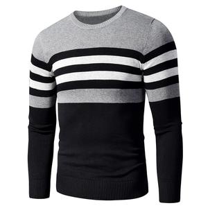 Suéter de lana clásico para hombre, jersey de negocios de alta calidad, personalizado, cuello redondo, tejido exquisito, Jacquard, Logo personalizado - Product Image 5