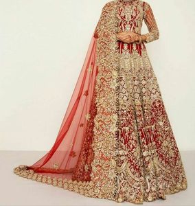 DESIGNER---BEAUTIFUL--HEAVY--BRIDAL--FLOOR-LENGTH, vestido con adornos de cuentas de cristal, trabajo de piedra para boda, 2021 - Product Image 1