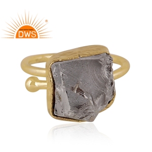 925 Sterling Silver Natural Crystal <b>Quartz</b> Gemstone Stackable <b>Ring</b> Jewelry for Women Gift for Her - Product Image 3