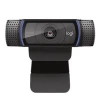 Logitech — Webcam C920 Pro HD 1080P, caméra professionnelle originale, pour ordinateur de bureau ou portable