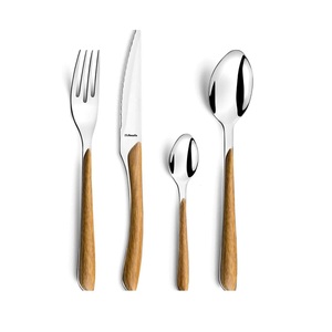 Ensemble de couverts en métal design mélodieux maison hôtel restaurant vaisselle traiteur couverts de service ensembles de couverts - Product Image 1