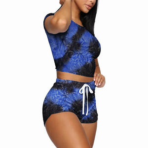 Haut court à manches courtes pour femmes, vêtements de plein air d'été, Sublimation, sexy - Product Image 6