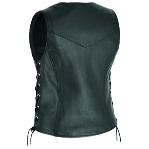 Moto En Cuir De Vachette Véritable femmes Dames Classique Veste - Product Image 6