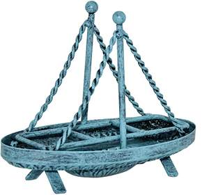 Servilletero con forma de barco en metal con diseño vintage perfecto para accesorios de mesa de restaurante y hotel - Product Image 4