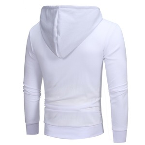 2025 nuevo logotipo personalizado 100% algodón bordado cremallera hasta invierno Streetwear polar bolsillos en blanco Sudadera con capucha de alta calidad - Product Image 4