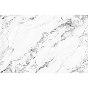 Wall Panel and Floor Slab Marble look Whites 1200*2400*9 glossy large format Sintered Stone Slab