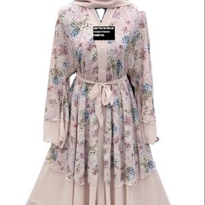 Abaya de Poliéster de Último Diseño 2021-2022, Ropa Musulmana Tradicional de Alta Calidad para Mujer, Elegante Diseño AJM para las Cuatro Estaciones - Product Image 1