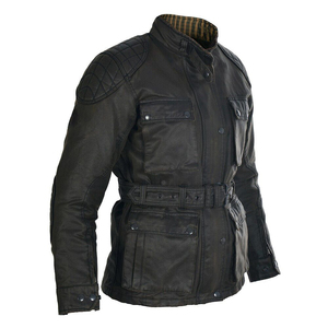 Chaqueta textil para motocicleta, cubierta de abrigo, estilo de cuello, con cinturones ajustables, diseño personalizado, protección prémium, EN 17092 - Product Image 6