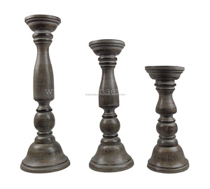 Bougeoirs personnalisés en bois faits à la main - Product Image 6