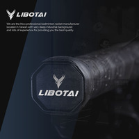 Raquette de badminton LIBOTAI Master Series TI WIRE 10 2024 entièrement en carbone graphite 40T HM Ti-Wire ultra légère haute tension super performante