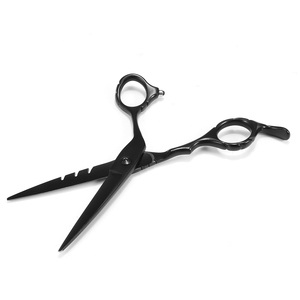 Ciseaux de coiffure professionnels Endo Tech en acier inoxydable 420 noir, dernière nouveauté, vente chaude, avec garantie de 5 ans - Product Image 1